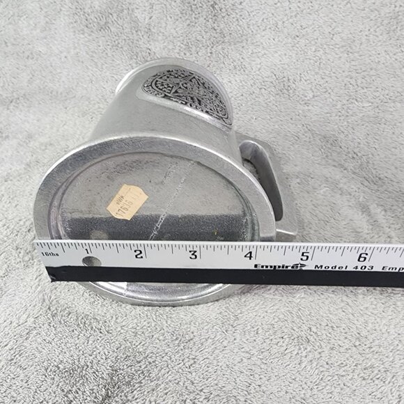 Wilton Armetale Mug Noggin With Great Seal Of The State Of Oklahoma - Picture 12 of 12